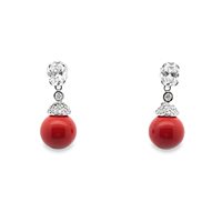 Boucles d'oreilles Ultima Edizione Femme Colore in Argent OAOA40-CORALLO - OAOA40-CORALLO